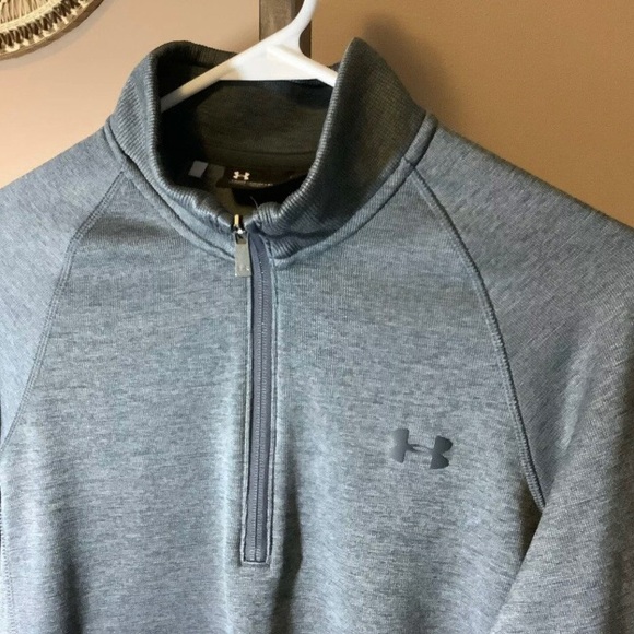 Under Armor Men’s Small Storm Fleece Sweatshirt 3/4 Zip, Pull Over. - Picture 3 of 8